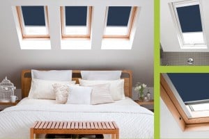 blue roof skylight blinds for luctis windows