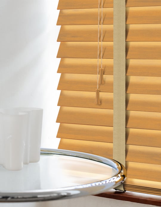 Cabana Wood venetian Blinds With Tapes