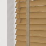 Light Oak Faux Wood Venetian Blinds With Tapes
