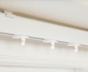 Replacement vertical blind track headrail
