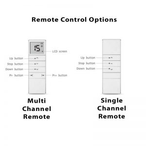 remote control options for skylight blinds