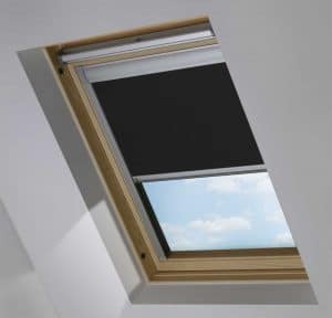 Black OKPOL Roof Skylight Blind